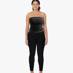 SUUKSESS Black Strapless Tube Top Shapewear Seamless Y2K Going Out Top L